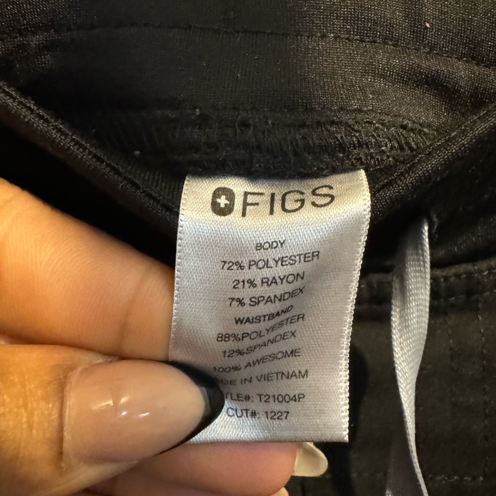 Figs Black Scrub Pants